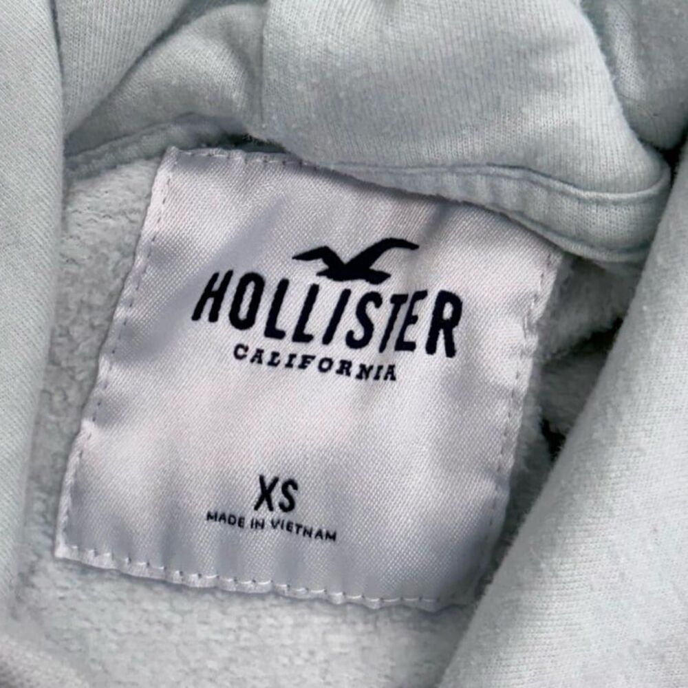 Hollister light pastel blue icon hoodie - Picture 6 of 7